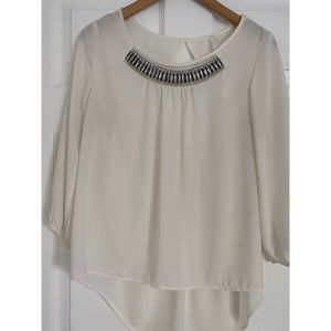 Cream Blouse